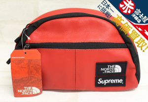 Supreme×The North Face Leather Roo II Lumbar Pack シュプリーム ノースフェイス ランバーパック レッド
